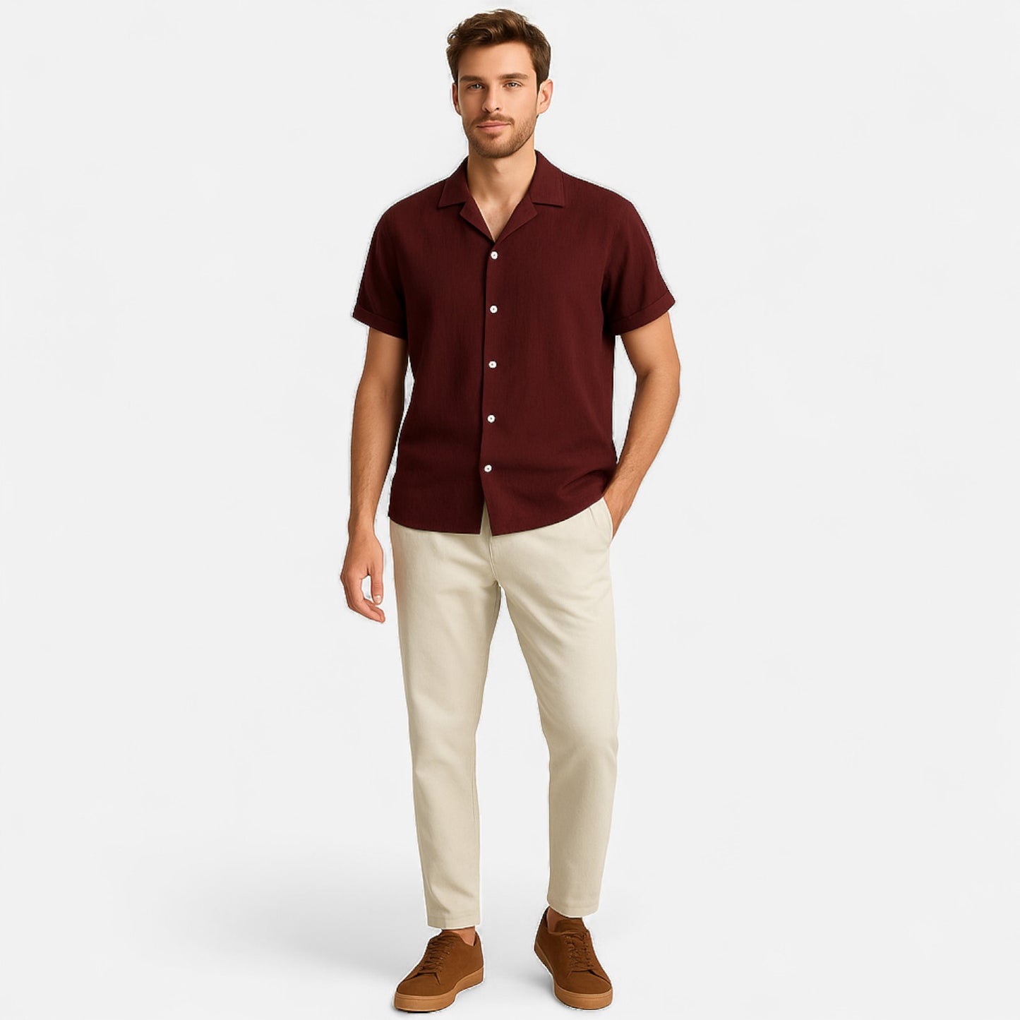 Ritouh | Men’s Summer Linen Set – Relaxed Riviera Ensemble