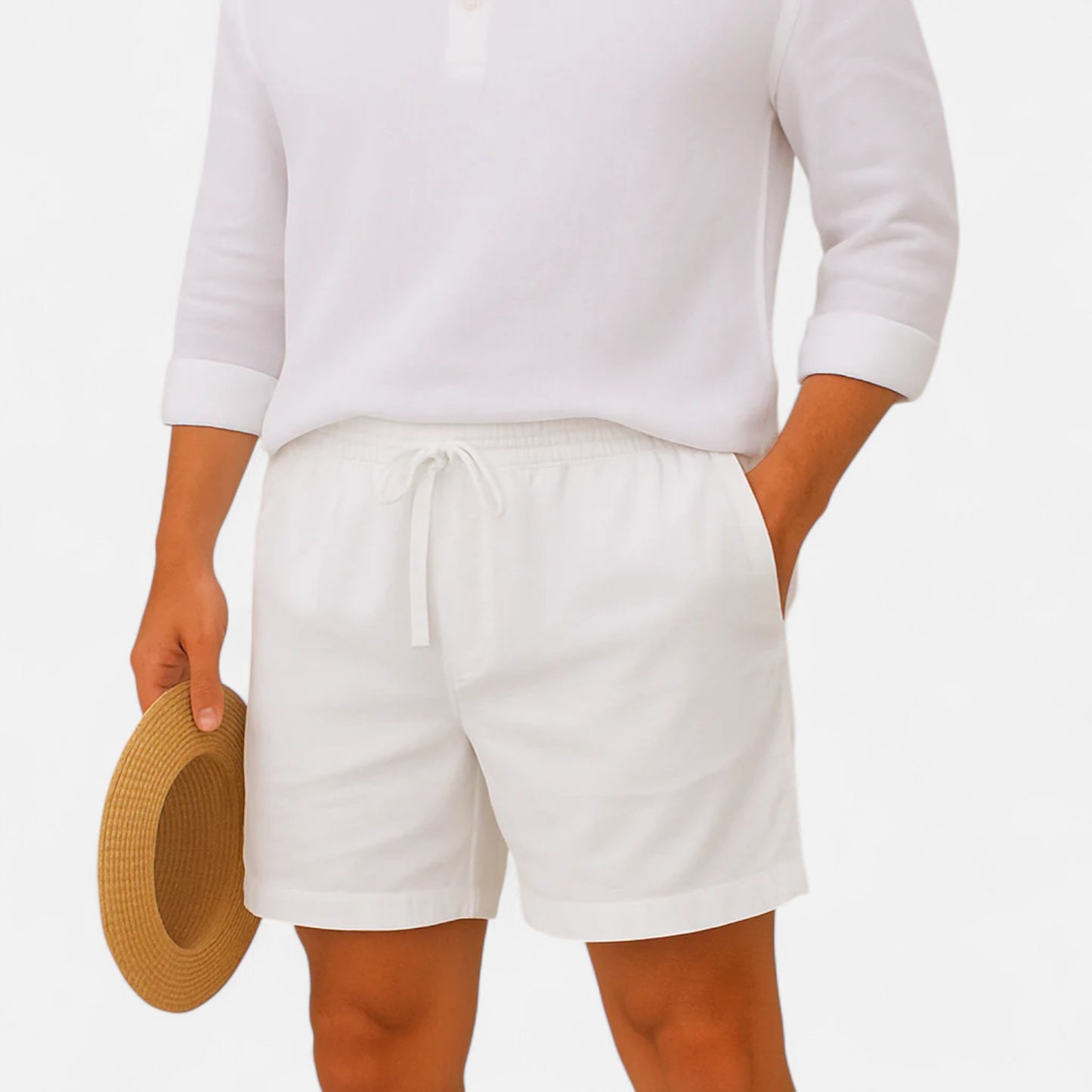 Ritouh | Men’s Linen Summer Shorts – Relaxed Fit, Polished Ease