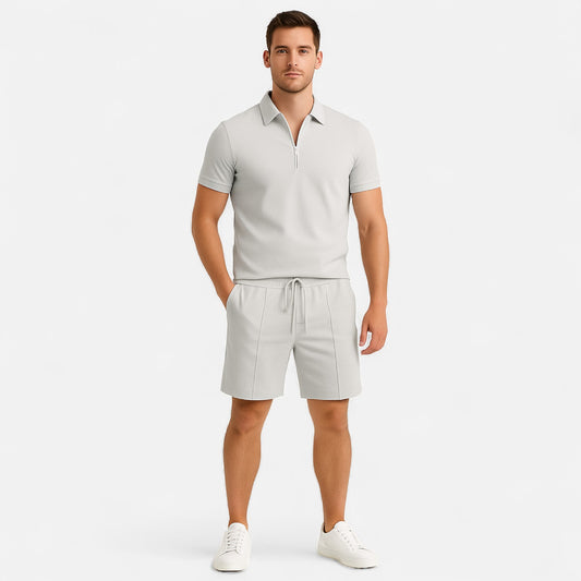Ritouh | Men’s Summer Co-Ord Set – Shirt & Shorts in Effortless Style