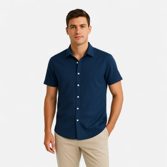 Ritouh | Men’s Linen Shirt – Short Sleeve Summer Essential