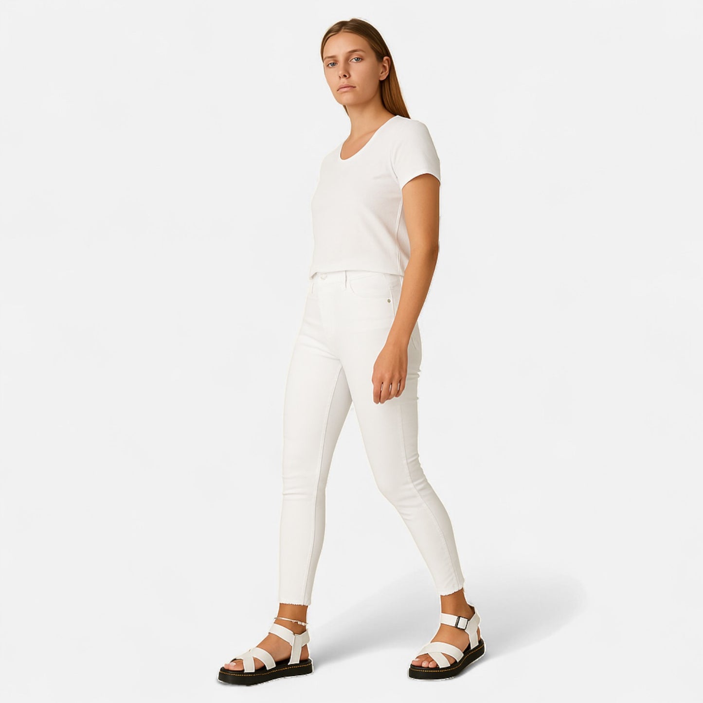 Ritouh | Women’s Roman Sandals – Chunky Sole & Cross-Strap Comfort