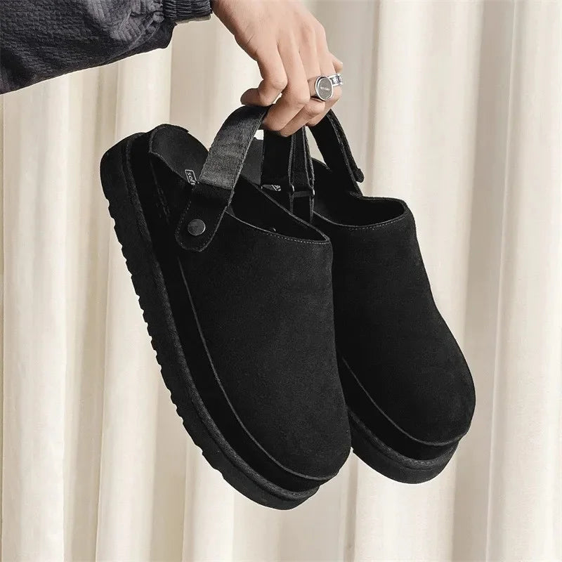 Ritouh - Women's Suede Slip-On Clogs - Elegance, All-Day Ease