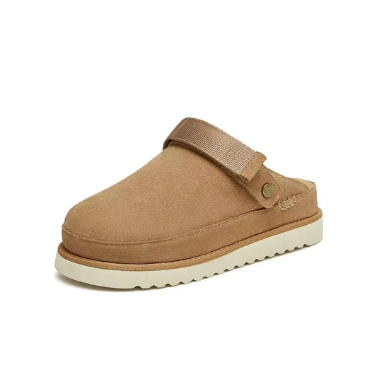 Ritouh - Women's Suede Slip-On Clogs - Elegance, All-Day Ease