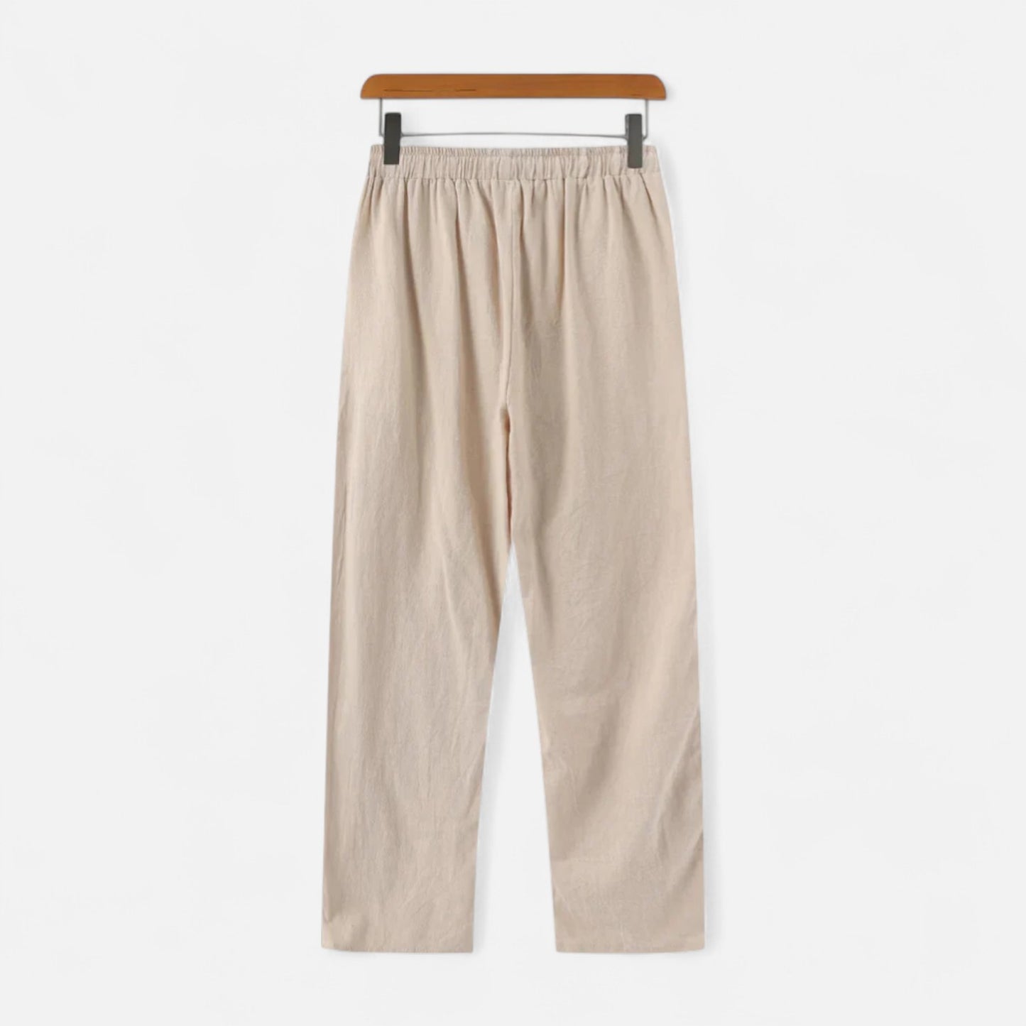 Ritouh | Men’s Linen-Cotton Trousers – Relaxed Fit, Elastic Waist