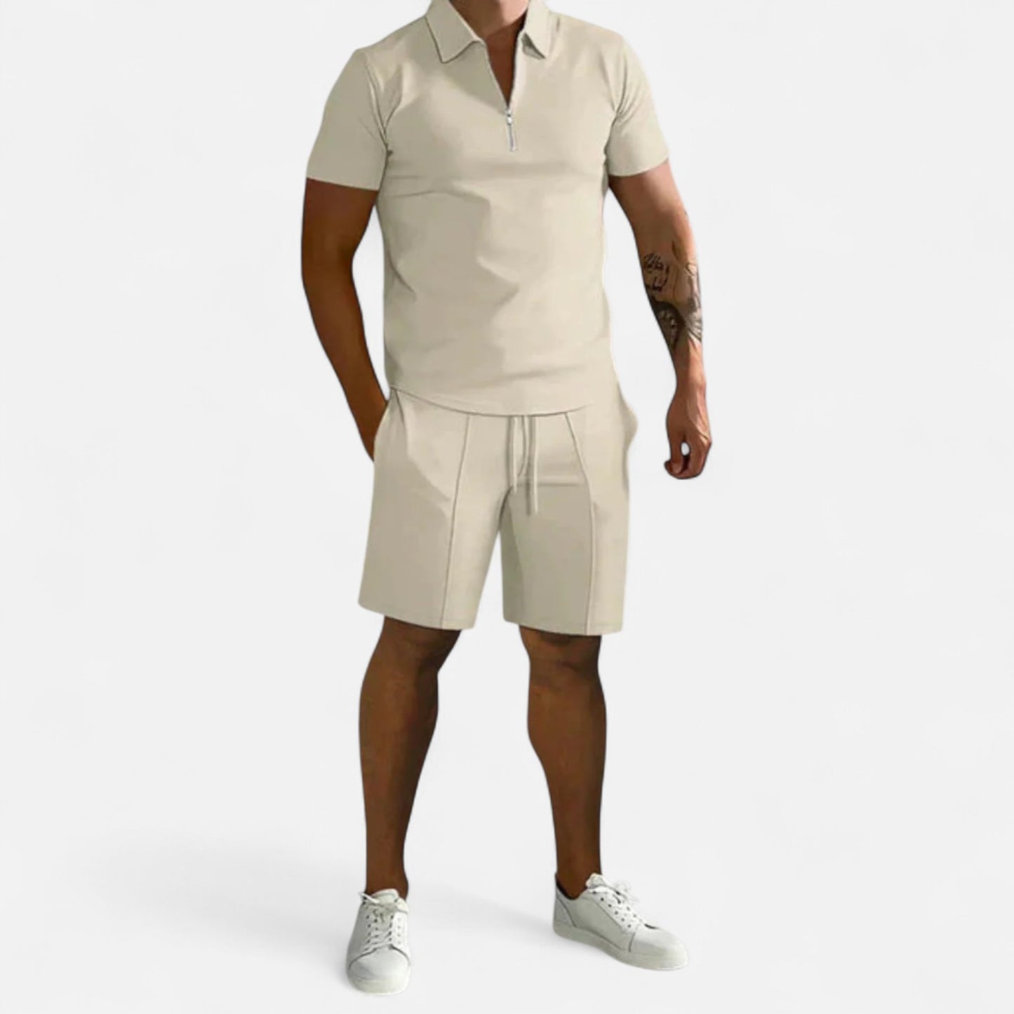 Ritouh | Men’s Summer Co-Ord Set – Shirt & Shorts in Effortless Style