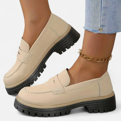 Ritouh | Women’s Suede Chunky Loafers – Casual Elegance, All-Day Ease