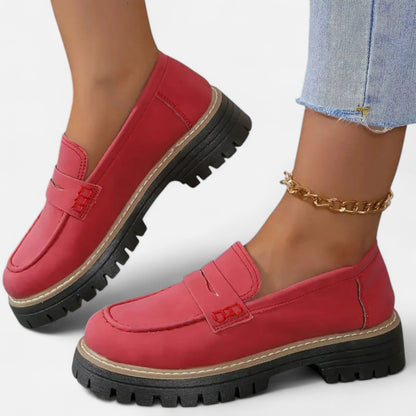 Ritouh | Women’s Suede Chunky Loafers – Casual Elegance, All-Day Ease