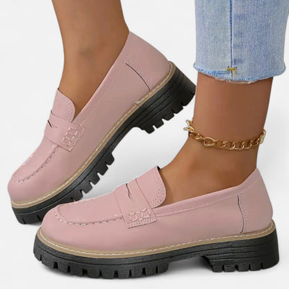 Ritouh | Women’s Suede Chunky Loafers – Casual Elegance, All-Day Ease