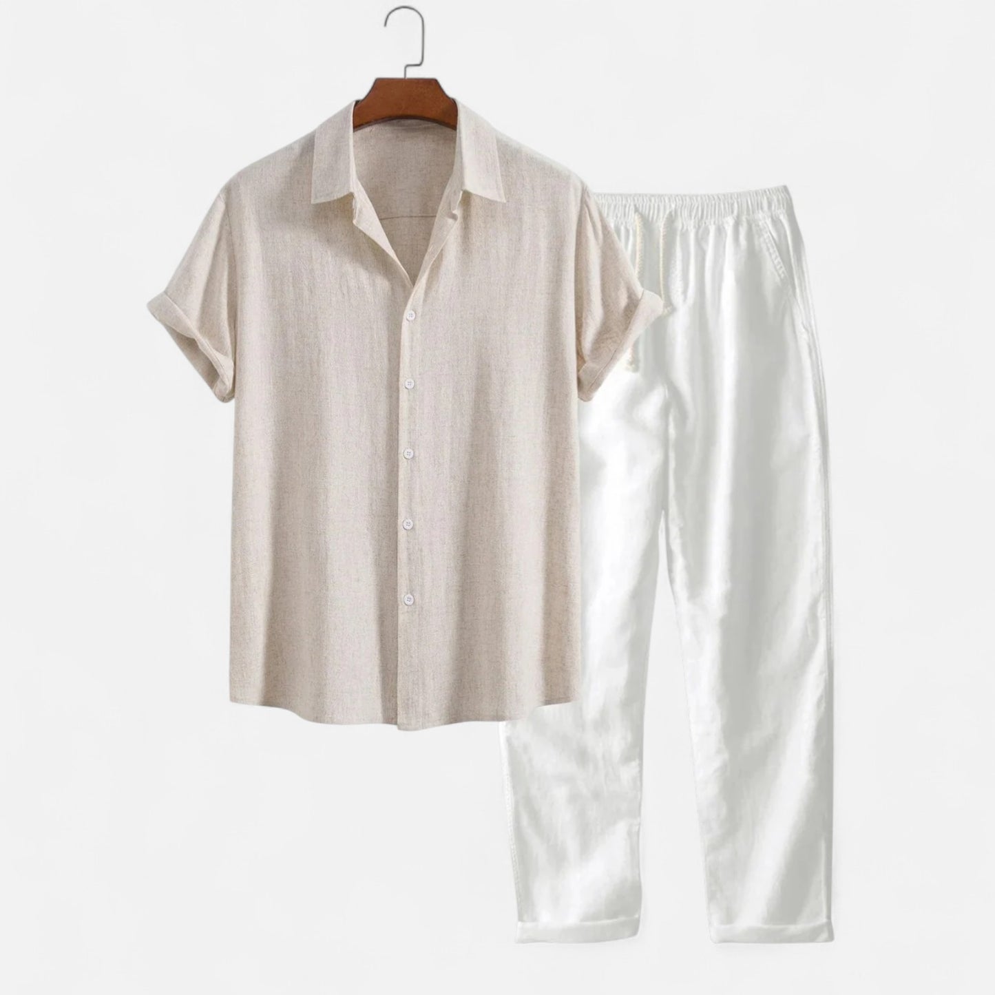Ritouh | Men’s Summer Linen Set – Relaxed Riviera Ensemble