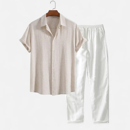 Ritouh | Men’s Summer Linen Set – Relaxed Riviera Ensemble