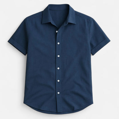 Ritouh | Men’s Linen Shirt – Short Sleeve Summer Essential