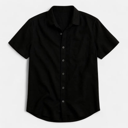 Ritouh | Men’s Linen Shirt – Short Sleeve Summer Essential