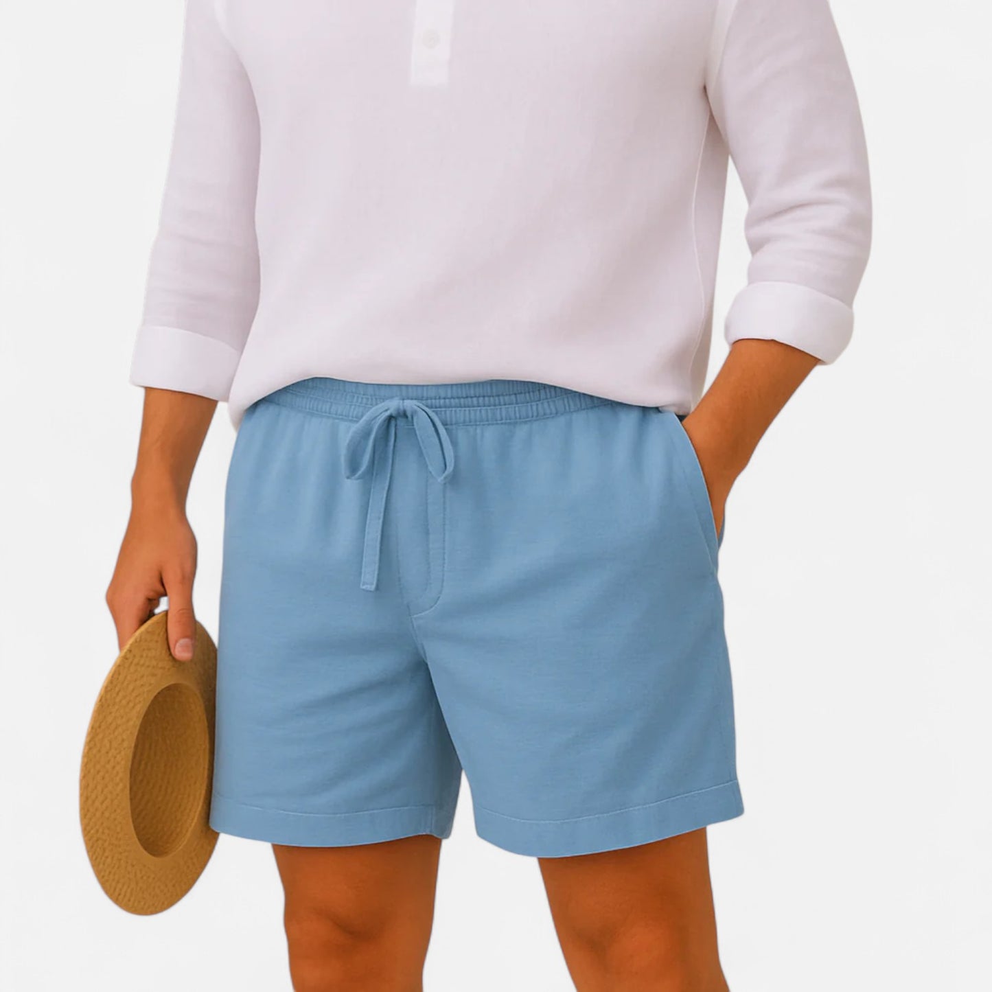 Ritouh | Men’s Linen Summer Shorts – Relaxed Fit, Polished Ease