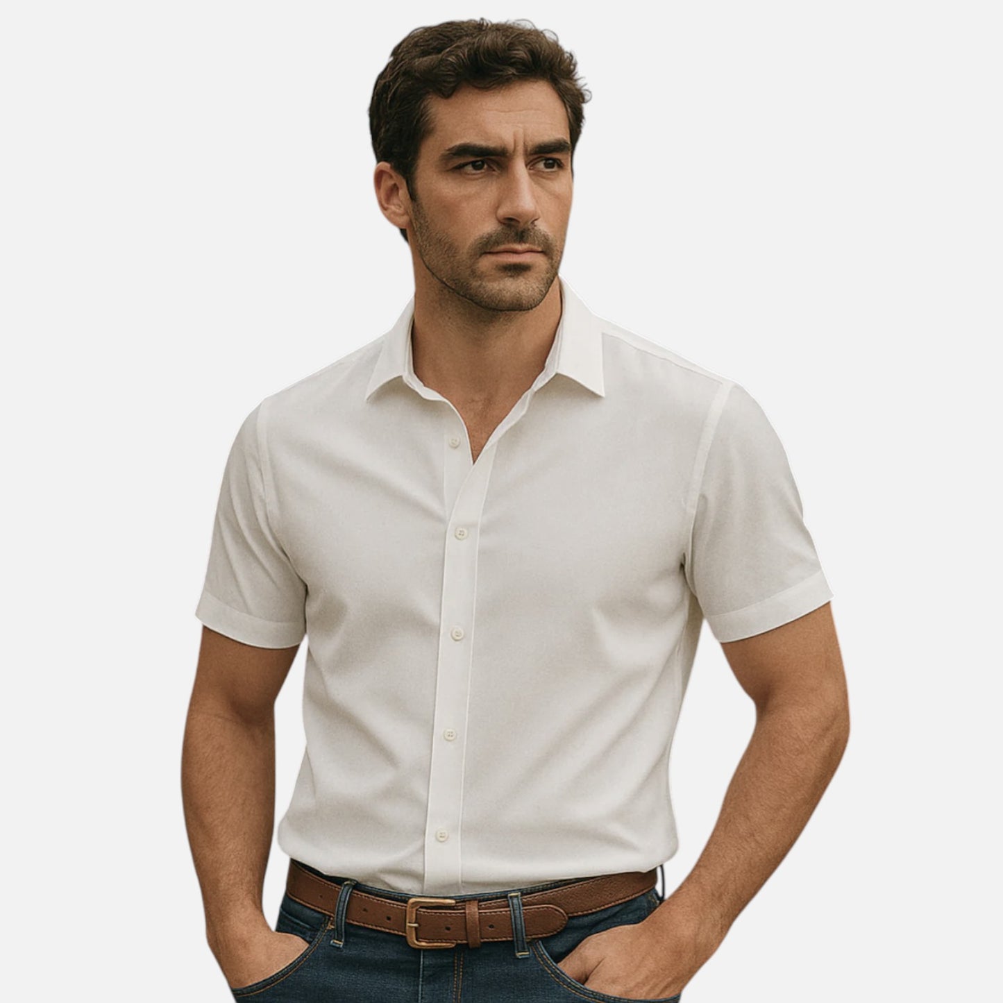 Ritouh | Men’s Linen Shirt – Short Sleeve Summer Essential