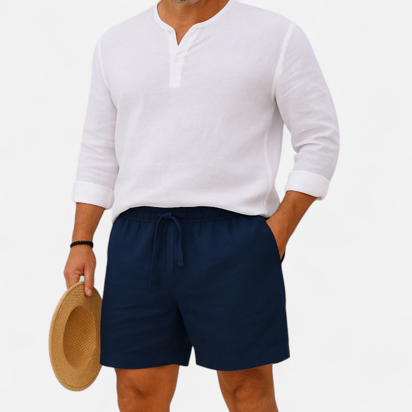 Ritouh | Men’s Linen Summer Shorts – Relaxed Fit, Polished Ease