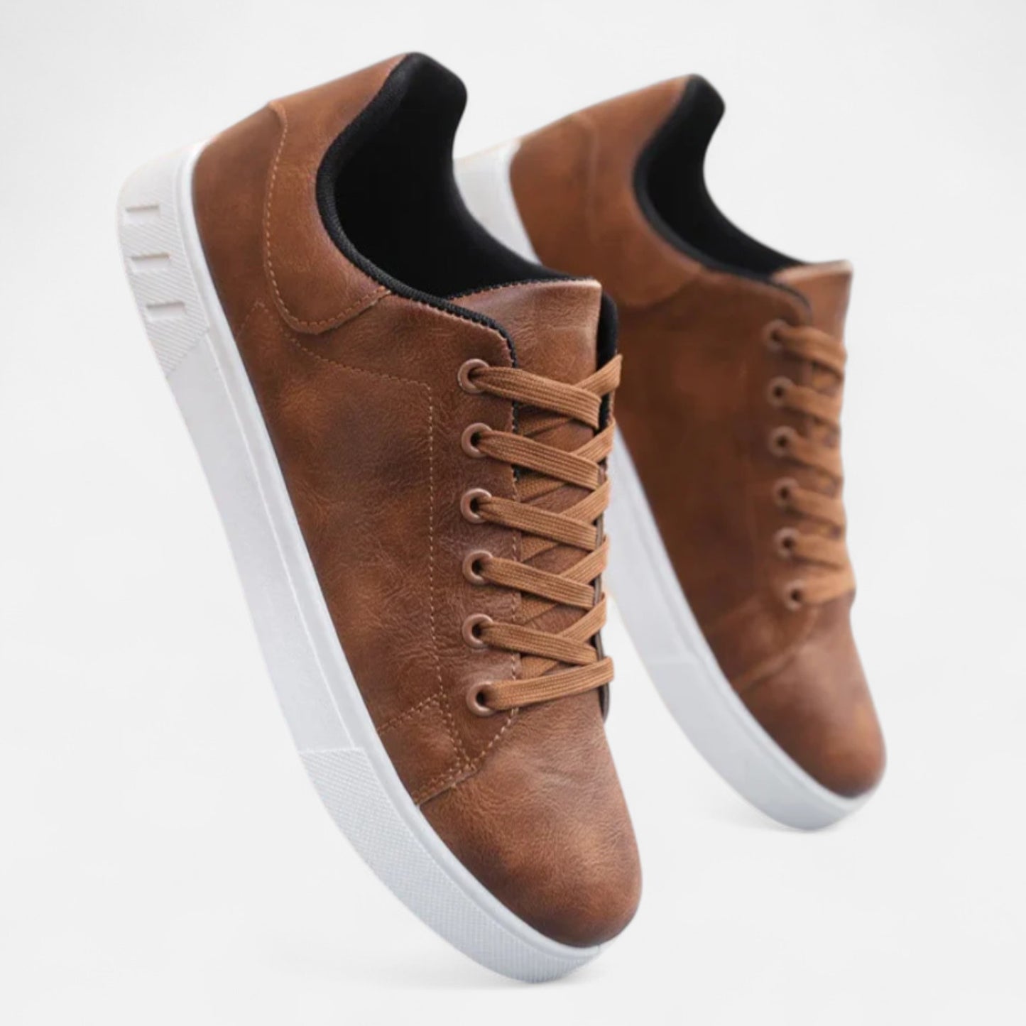 Ritouh | Men’s Leather Sneakers – Sleek Urban Versatility