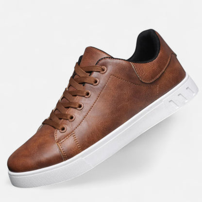 Ritouh | Men’s Leather Sneakers – Sleek Urban Versatility