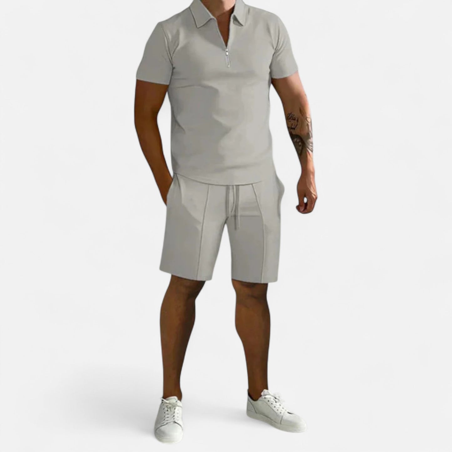 Ritouh | Men’s Summer Co-Ord Set – Shirt & Shorts in Effortless Style