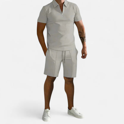 Ritouh | Men’s Summer Co-Ord Set – Shirt & Shorts in Effortless Style