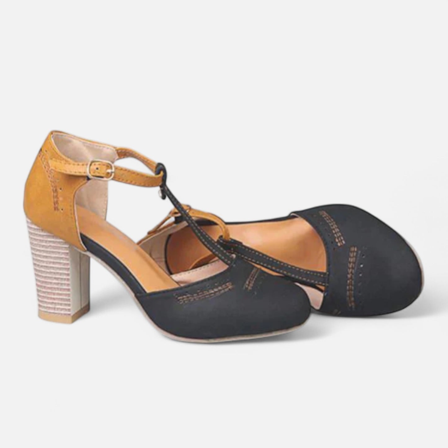 Ritouh | Women’s Orthopedic Heel Shoes – Slip-On Support in Leather