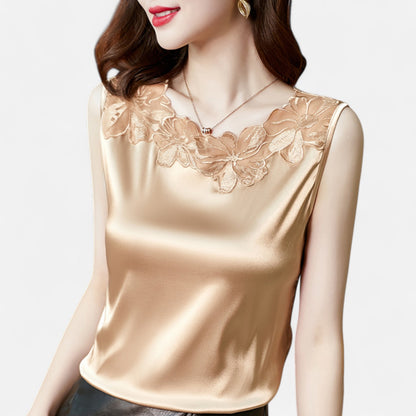 Ritouh | Women’s Lace V-Neck Camisole – Elegant Layering Essential