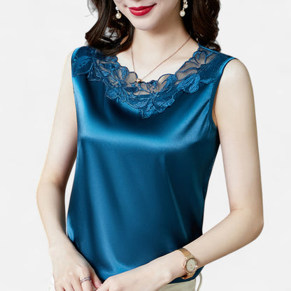 Ritouh | Women’s Lace V-Neck Camisole – Elegant Layering Essential