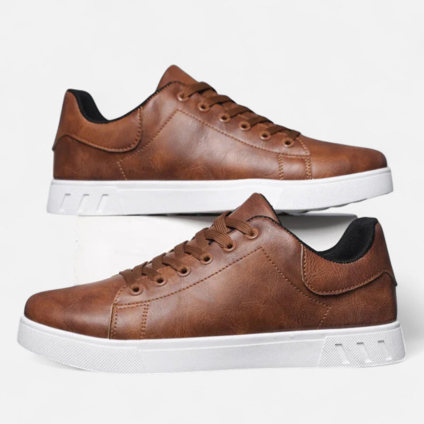 Ritouh | Men’s Leather Sneakers – Sleek Urban Versatility