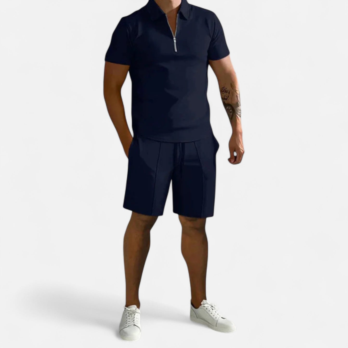Ritouh | Men’s Summer Co-Ord Set – Shirt & Shorts in Effortless Style
