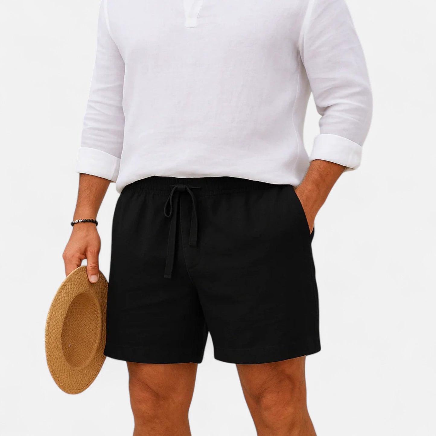 Ritouh | Men’s Linen Summer Shorts – Relaxed Fit, Polished Ease