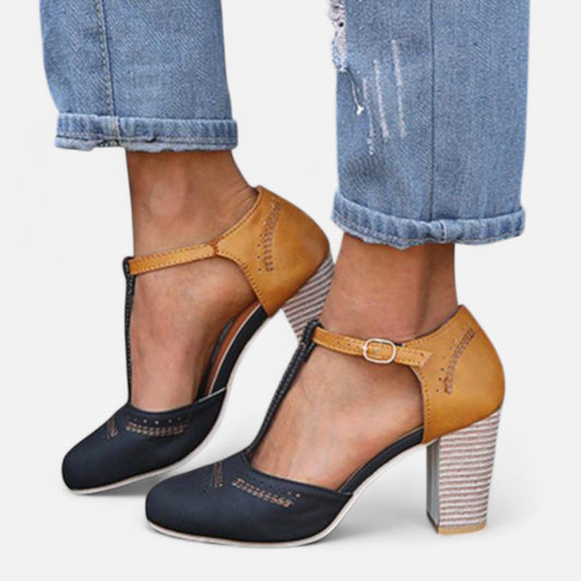 Ritouh | Women’s Orthopedic Heel Shoes – Slip-On Support in Leather