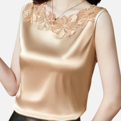 Ritouh | Women’s Lace V-Neck Camisole – Elegant Layering Essential