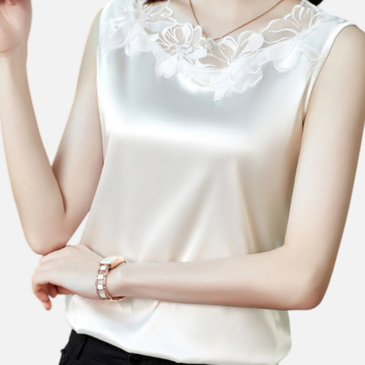 Ritouh | Women’s Lace V-Neck Camisole – Elegant Layering Essential