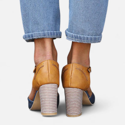 Ritouh | Women’s Orthopedic Heel Shoes – Slip-On Support in Leather