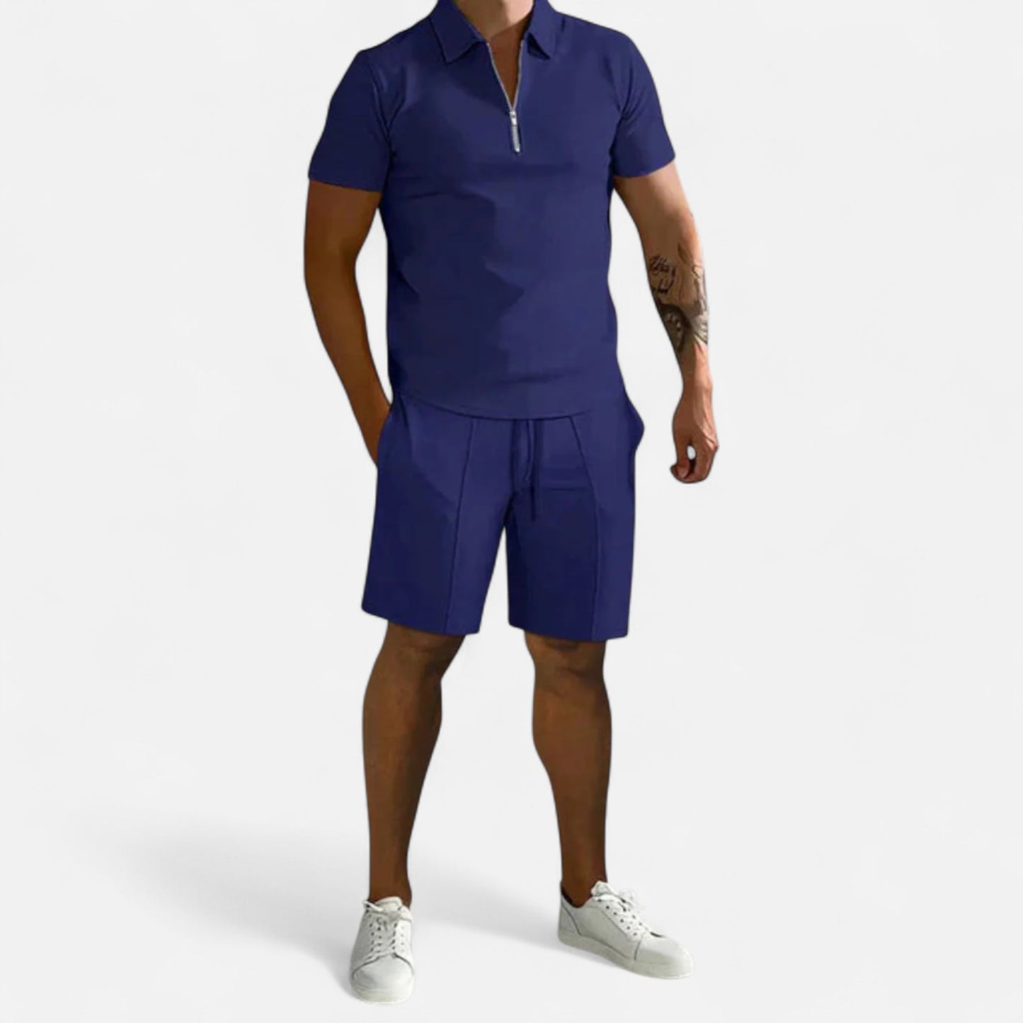 Ritouh | Men’s Summer Co-Ord Set – Shirt & Shorts in Effortless Style