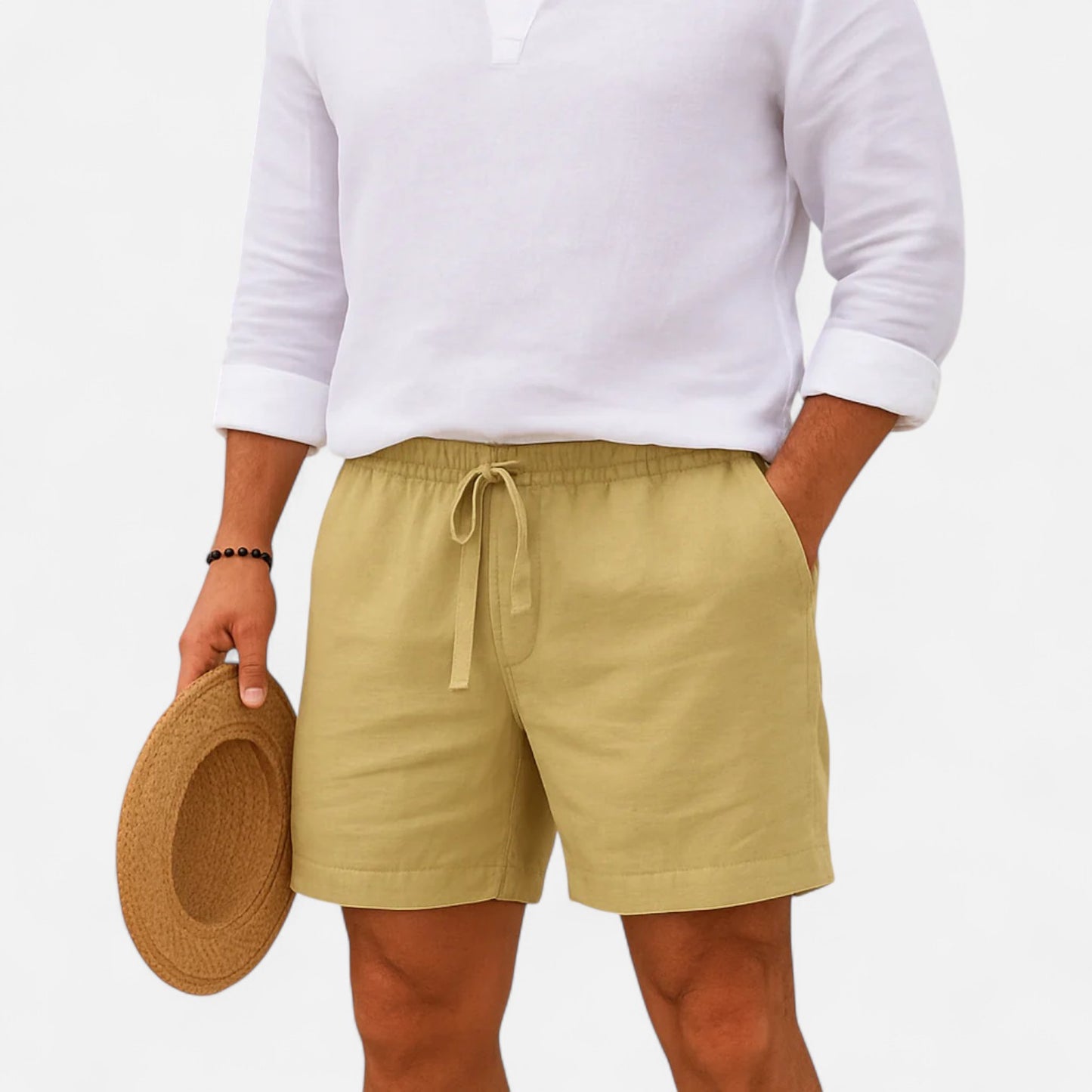 Ritouh | Men’s Linen Summer Shorts – Relaxed Fit, Polished Ease
